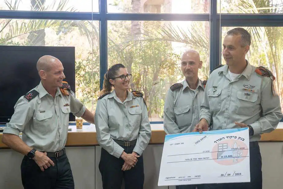 מחוז דן בפיקוד העורף זכה בפרס המחוז המצטיין. צילום: דובר צה"ל