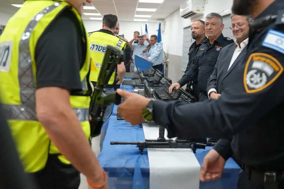 כיתות כוננות בבקעת אונו. צילום: דוברות המשטרה