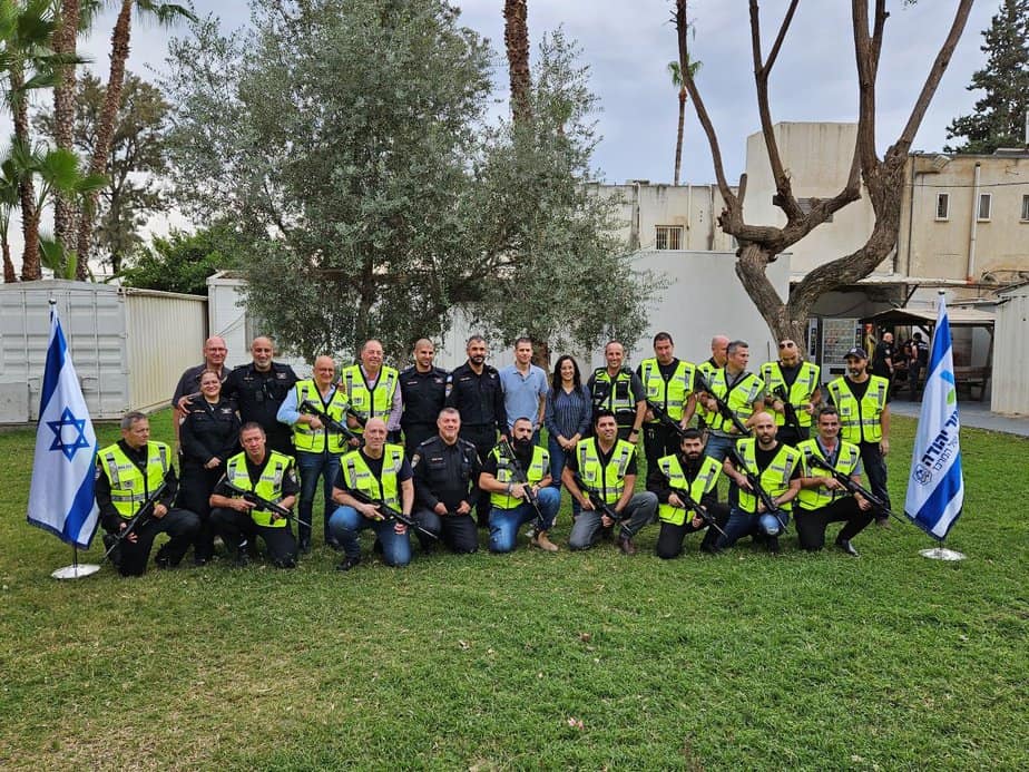 כיתת הכוננות המשטרתית באור יהודה. צילום: דוברות עיריית אור יהודה