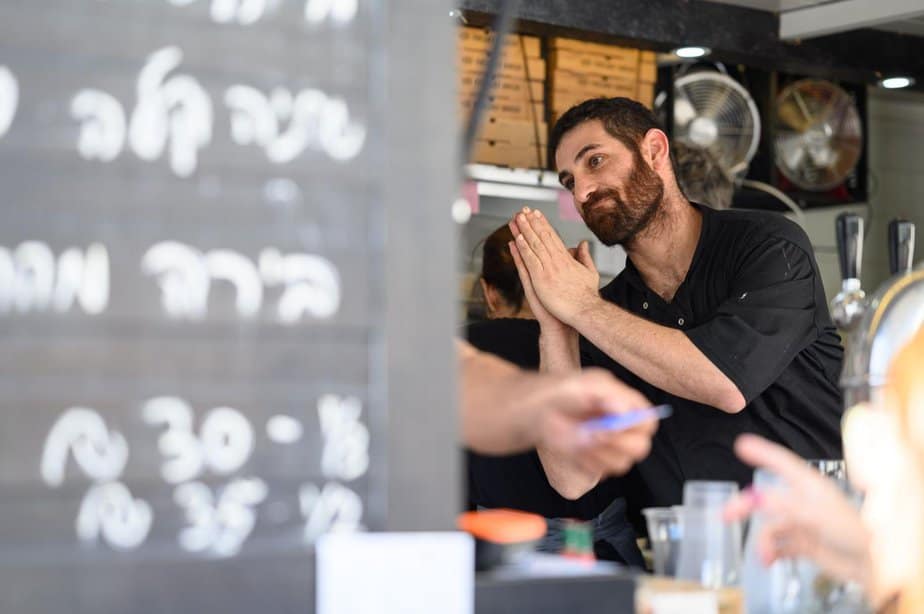 city בשיתוף ‘אימהות סביון’ אירחו ביום שישי עסקים שפונו בשל המלחמה. צילום: רון רחמים