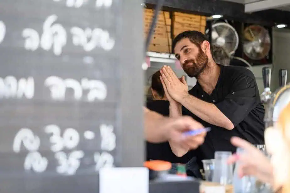 city בשיתוף 'אימהות סביון' אירחו ביום שישי עסקים שפונו בשל המלחמה. צילום: רון רחמים