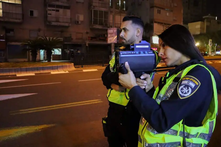 מבצע אכיפת תנועה מוגברת. צילום: דוברות המשטרה