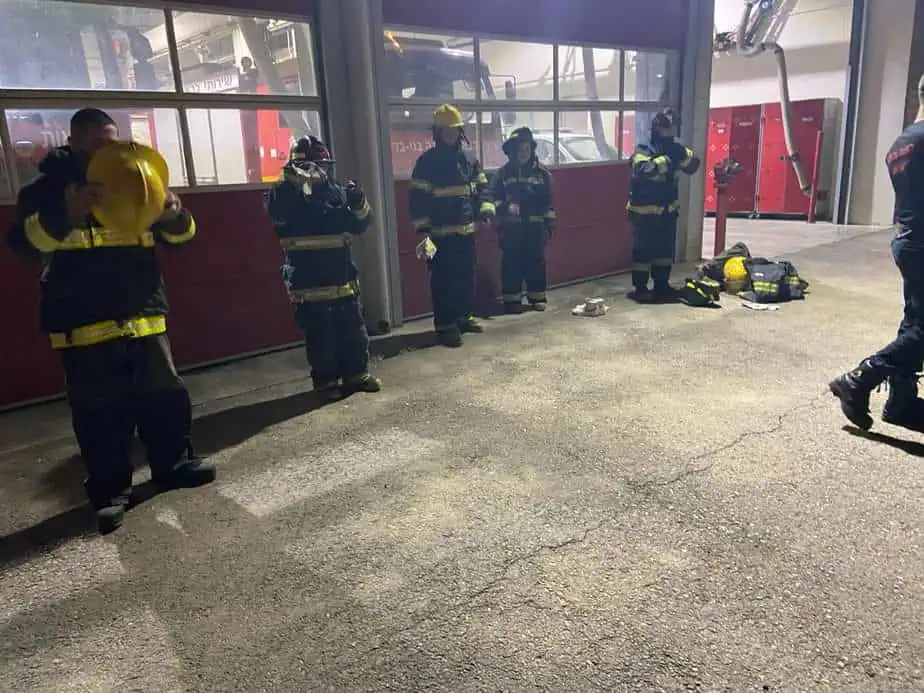 20 צופי אש חדשים הצטרפו לתחנת בקעת אונו. צילום: תיעוד מבצעי מחוז דן