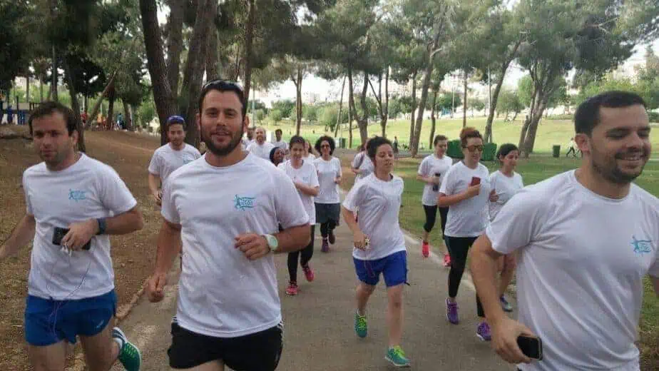 רצים לזכרם. צילום: עמותת דרך הרגליים