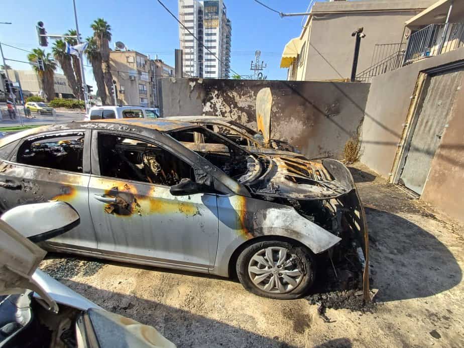 הרכבים מהבוקר. קרדיט: תיעוד מבצעי מחוז דן