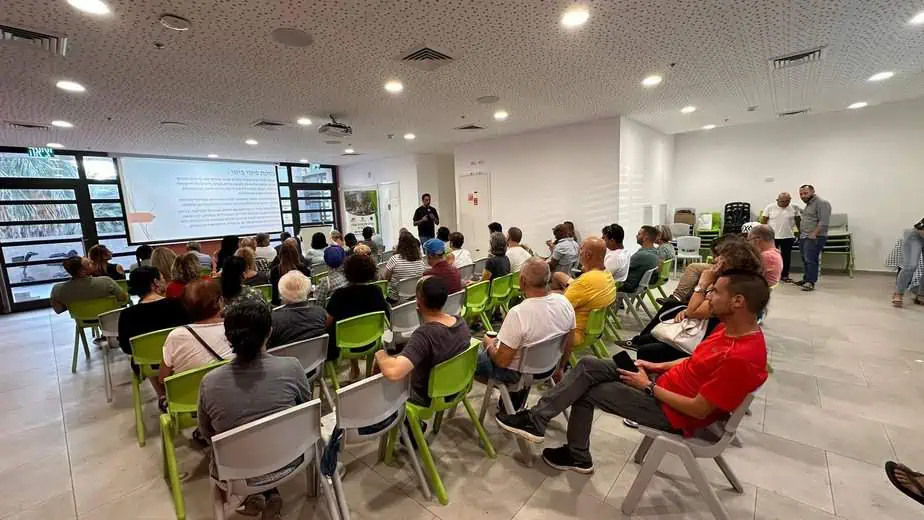 סדרת הרצאות ביהוד מונוסון בנושא התחדשות עירונית. צילום: דוברות עיריית יהוד-מונוסון