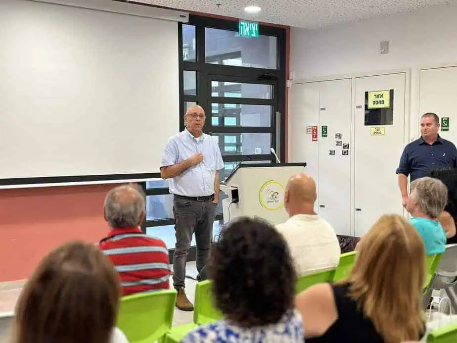 סדרת הרצאות ביהוד מונוסון בנושא התחדשות עירונית. צילום: דוברות עיריית יהוד-מונוסון
