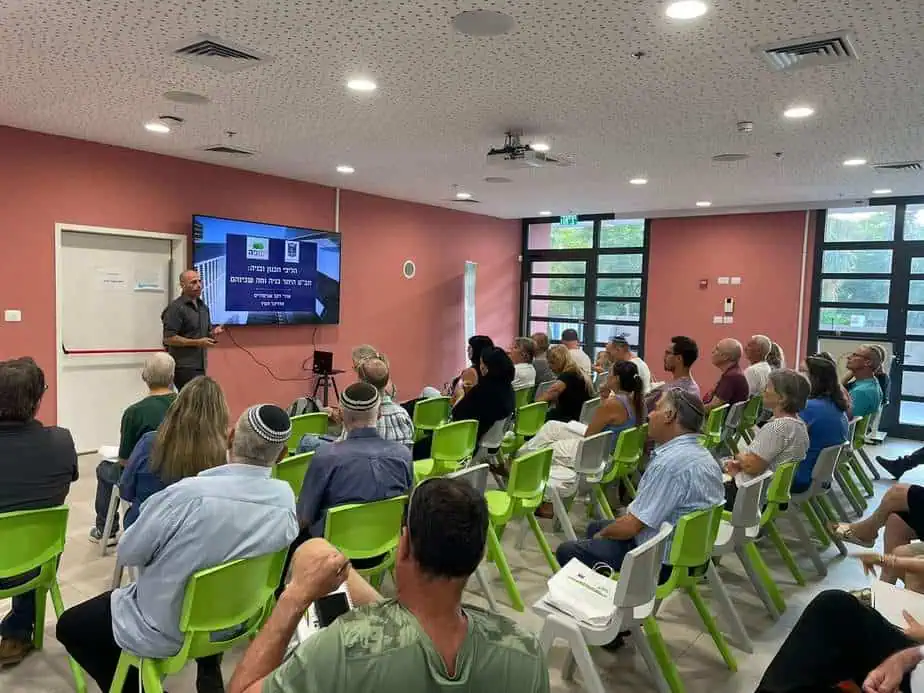 סדרת הרצאות "חלון להתחדשות עירונית" ביהוד מונוסון. צילום: דוברות עיריית יהוד מונוסון