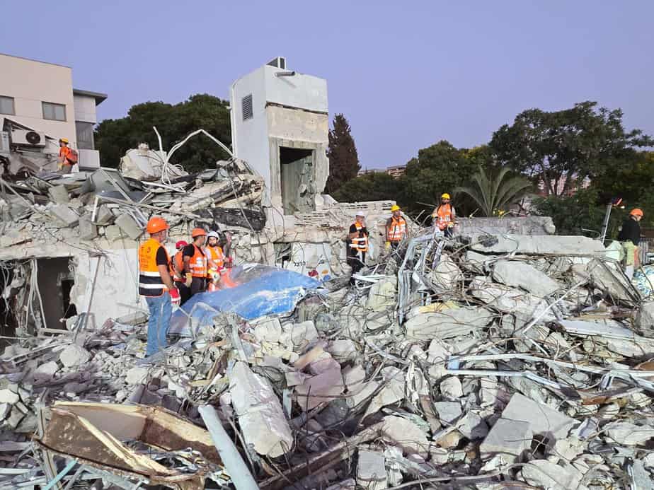 תרגיל פיקוד העורף בבקעת אונו. צילום: דובר צה”ל