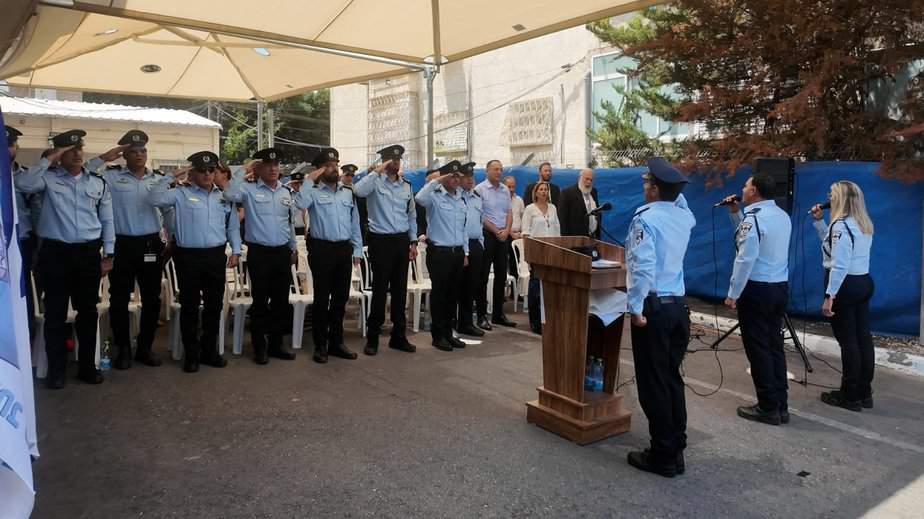 סנ”צ שי תירם תושב יהוד נבחר למפקד משטרת גבעתיים. צילום: דוברות המשטרה