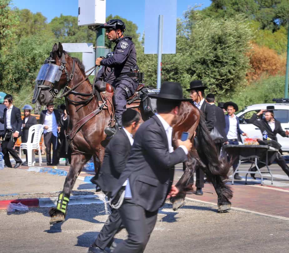 ההפגנה אתמול סמוך ללשכת גיוס. צילום: איתן אלחדז