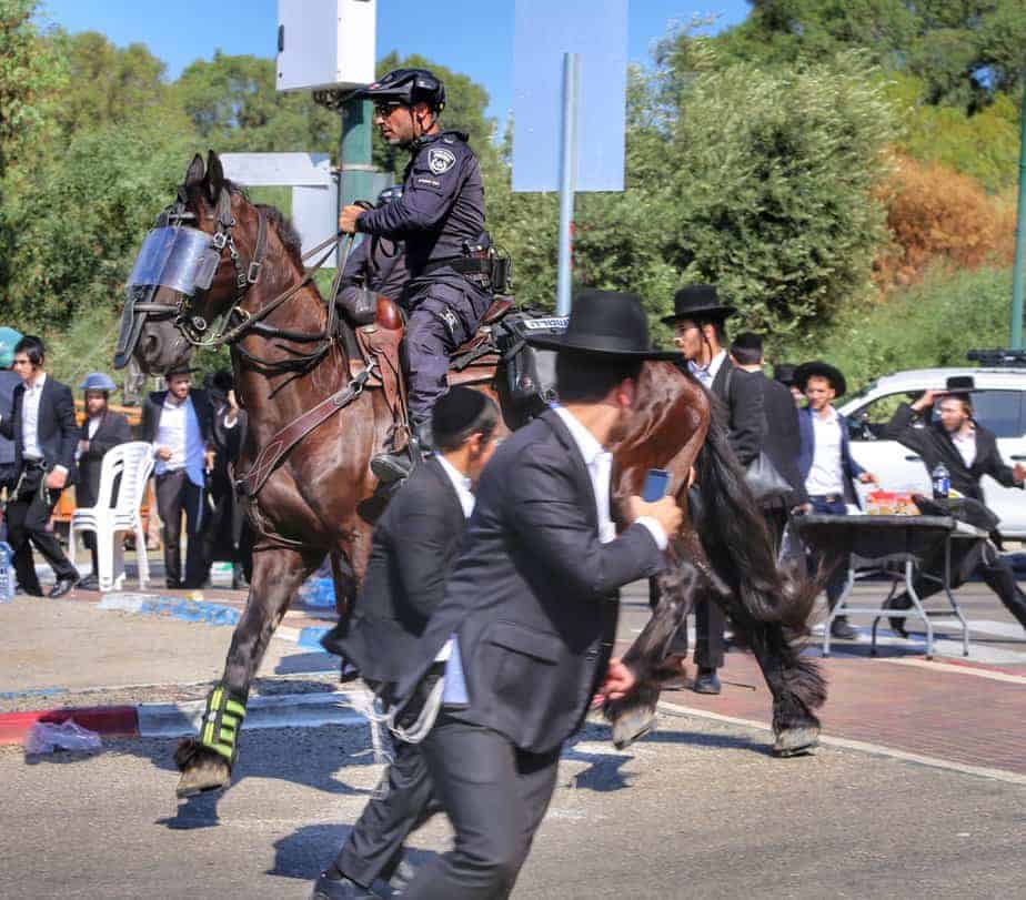 הפגנה סמוך ללשכת גיוס. צילום ארכיון: איתן אלחדז