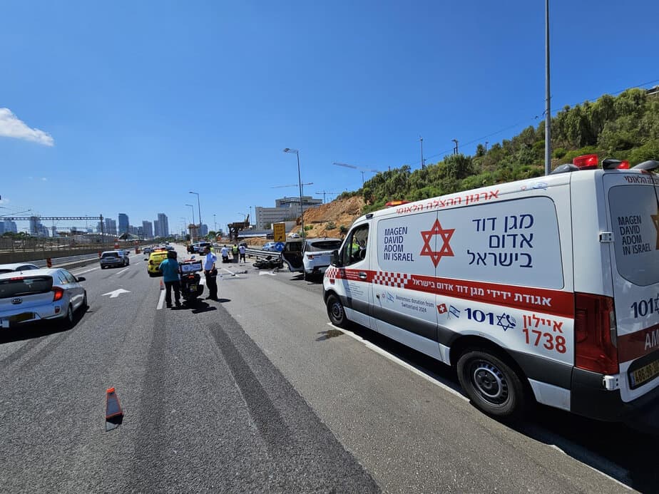 מזירת התאונה הקטלנית. צילום: תיעוד מבצעי מד"א