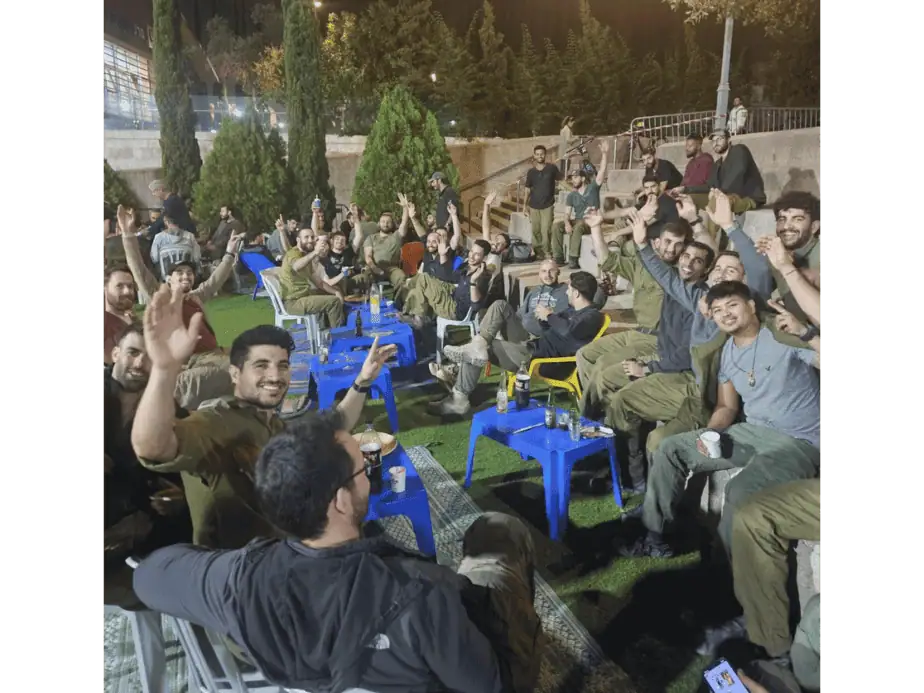 אירוע הצדעה מיוחד שנערך ללוחמי פלס"ר גבעתי ונח"ל בגני תקווה. צילום: עריית גני תקווה