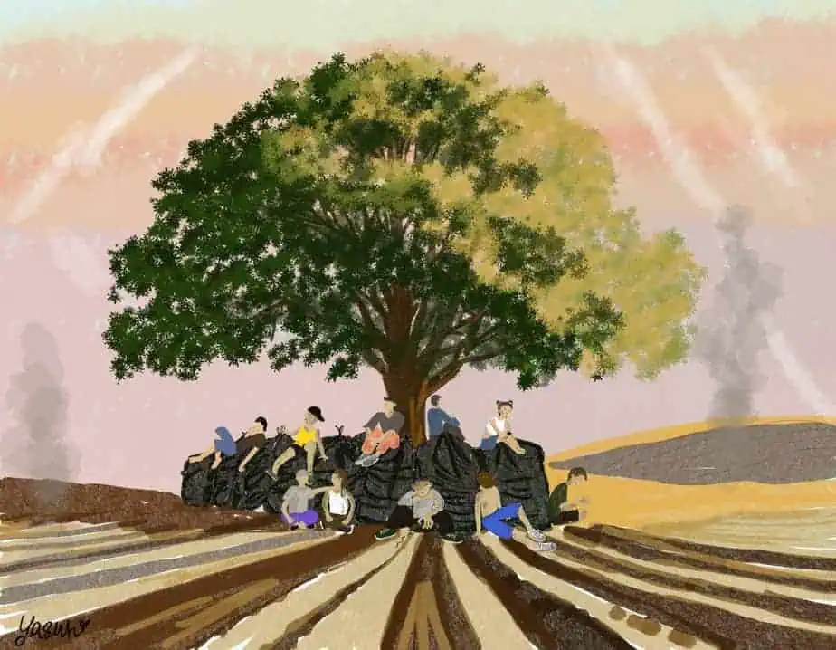 ) יריד 'יוצרים תקווה' גני תקווה. תמונתה של של יסמין מסטיי שורדת נובה. צילום: דוברות עיריית גני תקווה