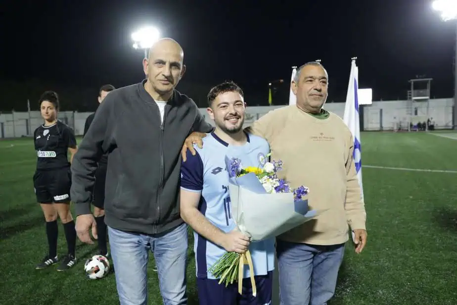 נבחרות הוותיקים של ישראל ואור יהודה שיחקו לזכרו של סמ”ר עמית פרידמן הי”ד. צילום: סטודיו ישראל