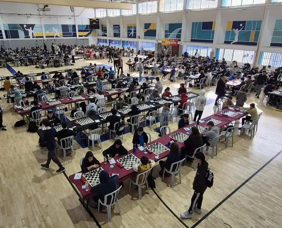 מוקדמות אליפות ישראל בשחמט לילדים ונוער בקריית אונו. צילום: דוברות עיריית קריית אונו