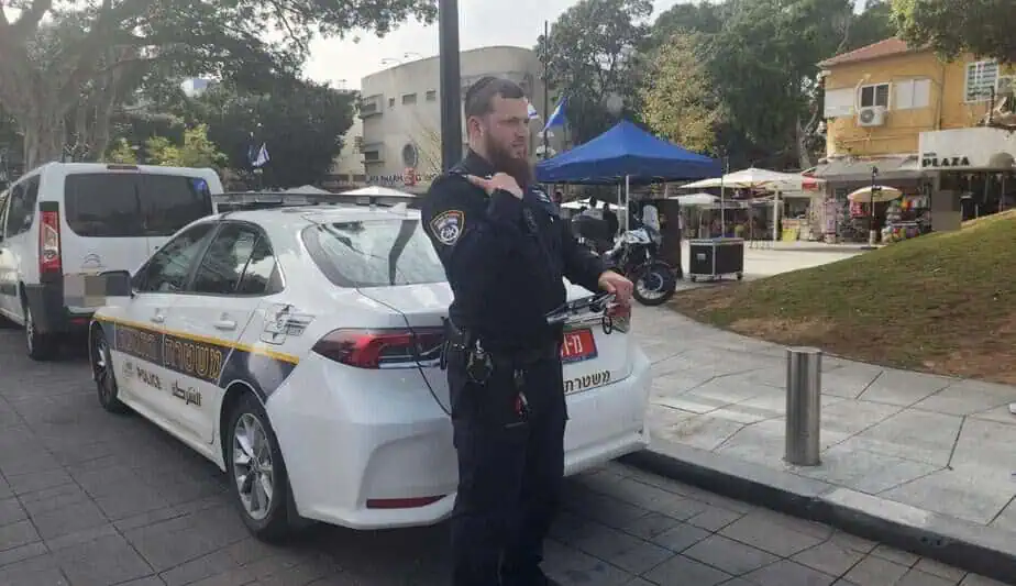 מבצע אכיפת תנועה . צילום: דוברות המשטרה