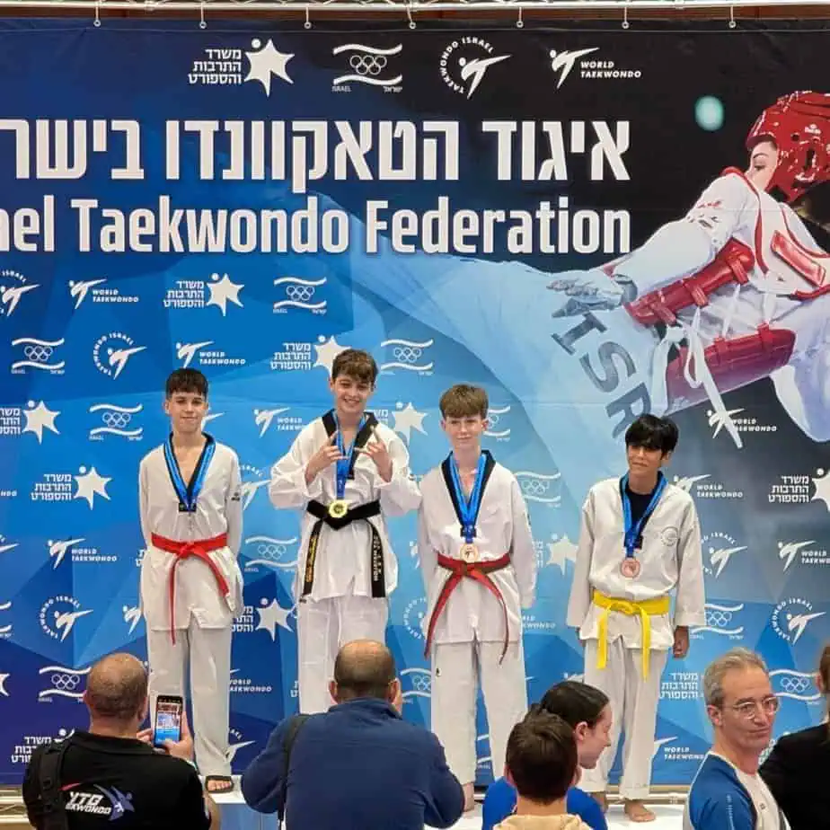 מועדון קריית אונו באליפות ישראל בטאקוונדו. קרדיט צילום: Israel Taekwondo Federation