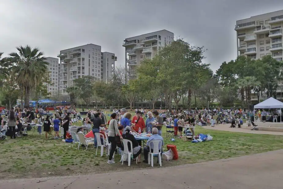 חג השכנים בקריית אונו. צילום: איתן אלחדז ברק