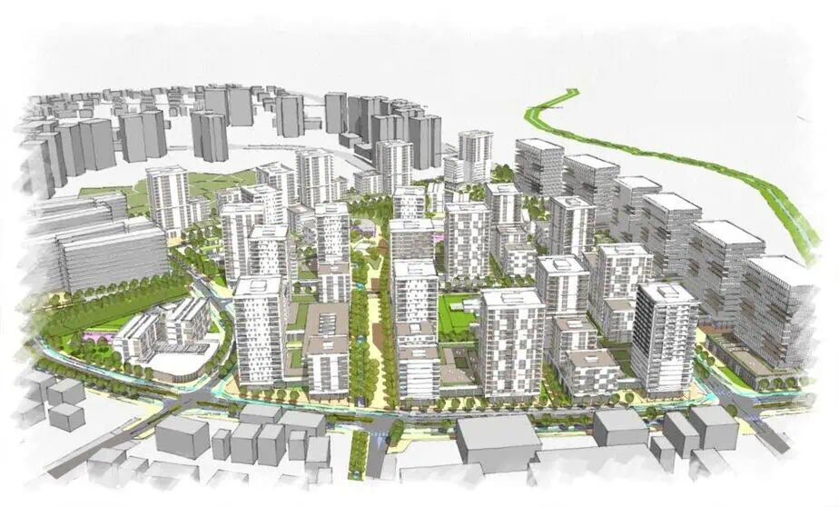 תוכנית להתחדשות השכונות הדרומיות (תמ"ל 2030) הדמיה. קרדיט: כהן-וינד ושות'.