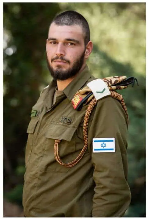רס"ל לידור קנוש – דגלן יום העצמאות 2025. צילום: דובר צה"ל