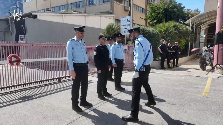טקס מינוי מפקד מרחב דן ניצב משנה אלעד קליין . צילום: דוברות המשטרה