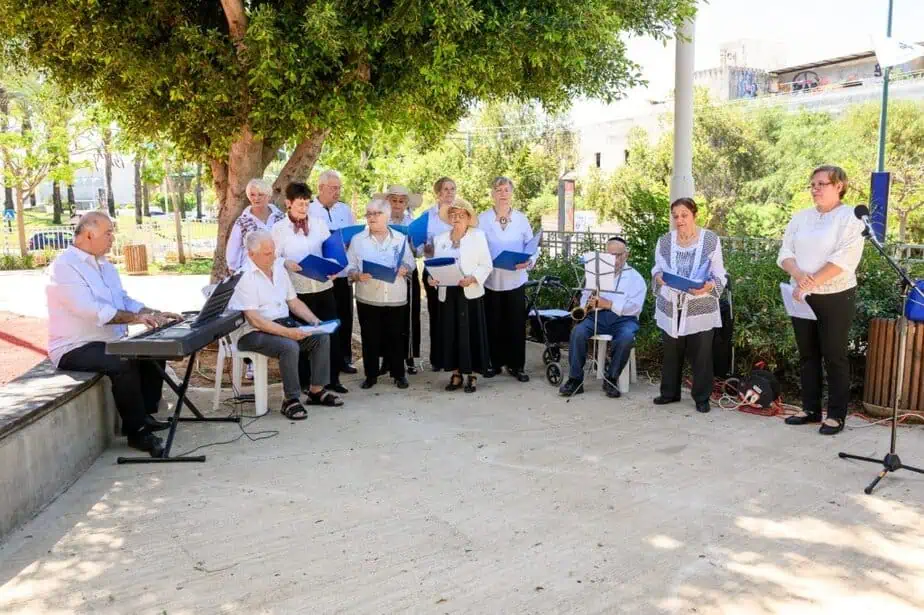 יהוד-מונוסון מציינת 80 שנה לניצחון על גרמניה הנאצית. צילום: עמי ארליך