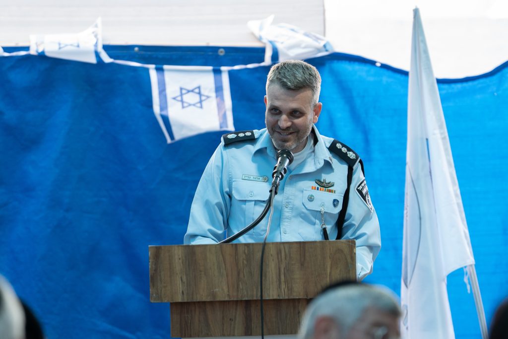 מפקד מרחב דן ניצב משנה אלעד קליין. צילום: דוברות המשטרה
