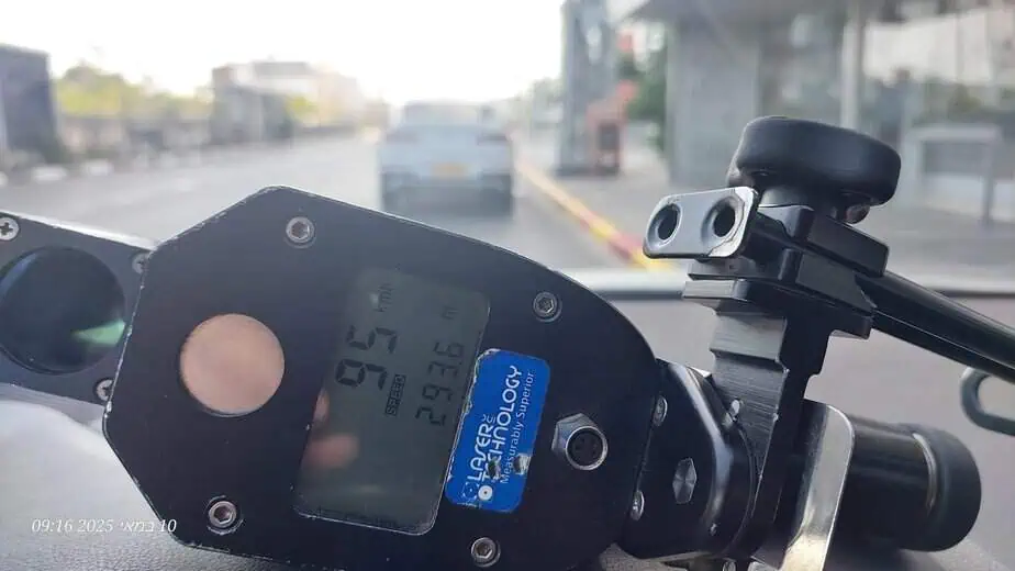 מבצע אכיפה בבקעת אונו. צילום: דוברות המשטרה