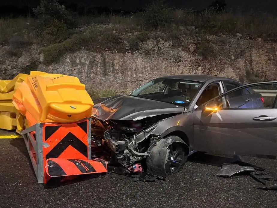 הרכב שנגב מקריית אונו. צילום: דוברות המשטרה