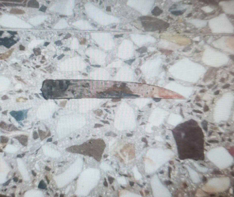 תמונה של הסכין; קרדיט צילום: דוברות המשטרה