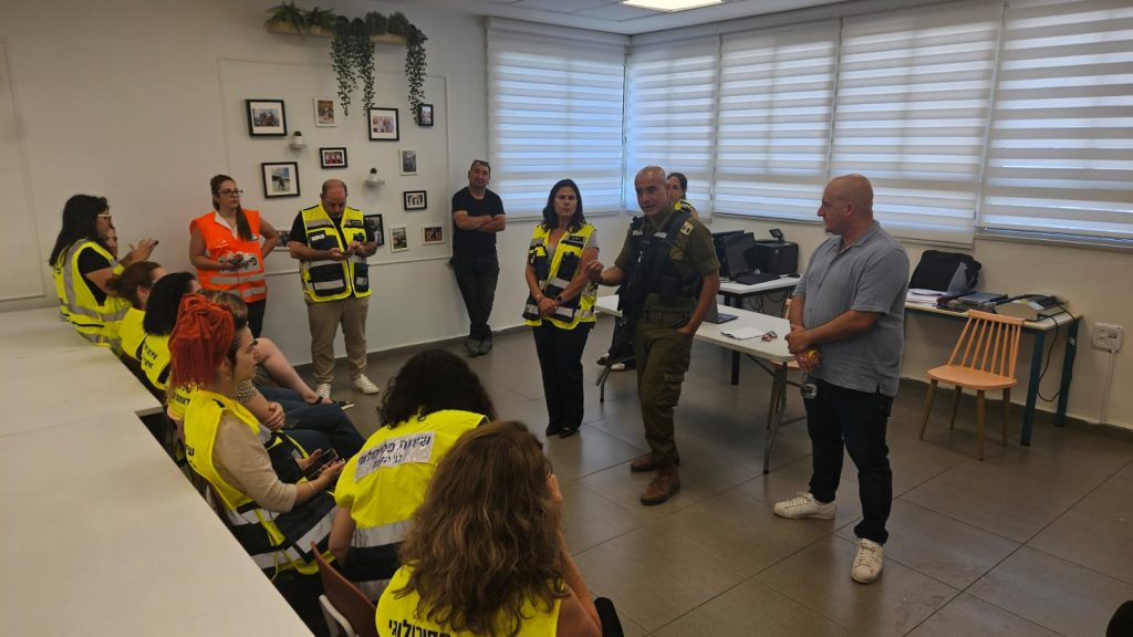 גני תקווה היערכות בחירום. צילום: דוברות עיריית גני תקווה