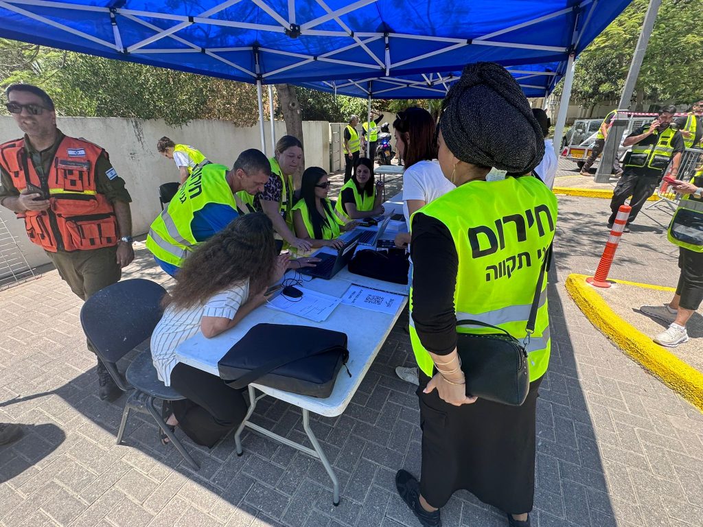 גני תקווה היערכות בחירום. צילום: דוברות עיריית גני תקווה