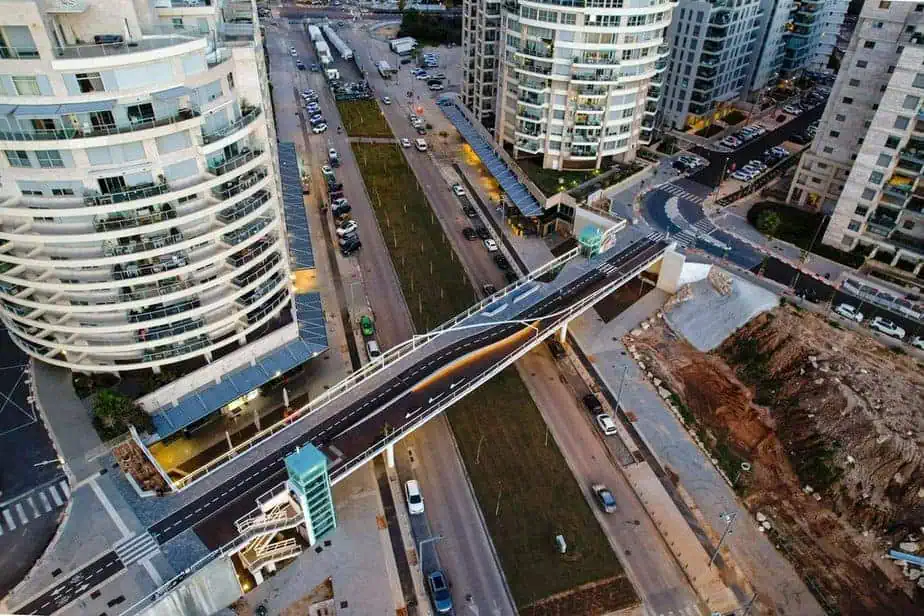 צילומי רחפן לגשר. קרדיט התמונה: דוד זבלסקי