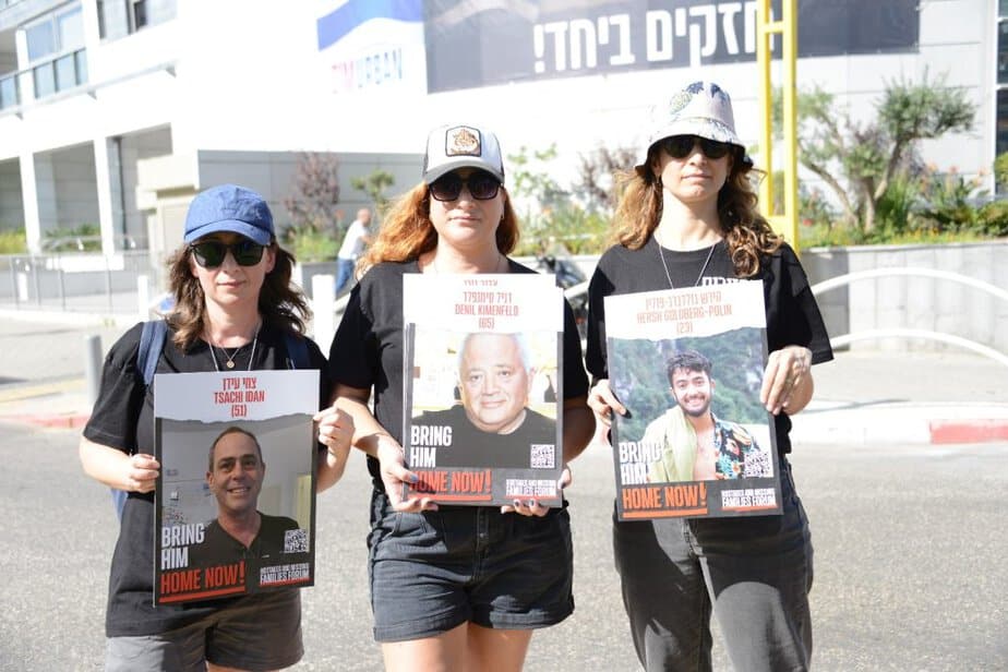 קידום נושא השבת החטופים. צילום פרטי