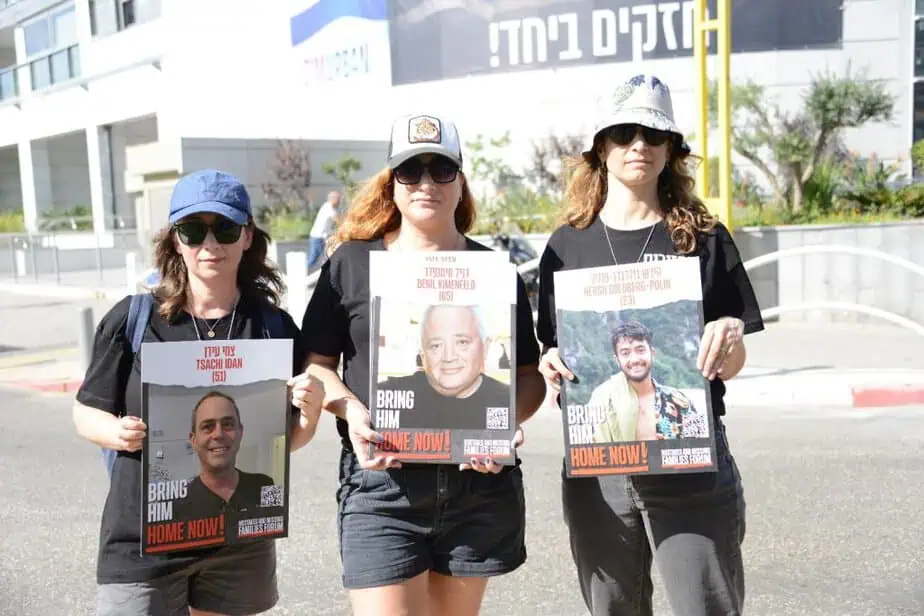 קידום נושא השבת החטופים. צילום פרטי