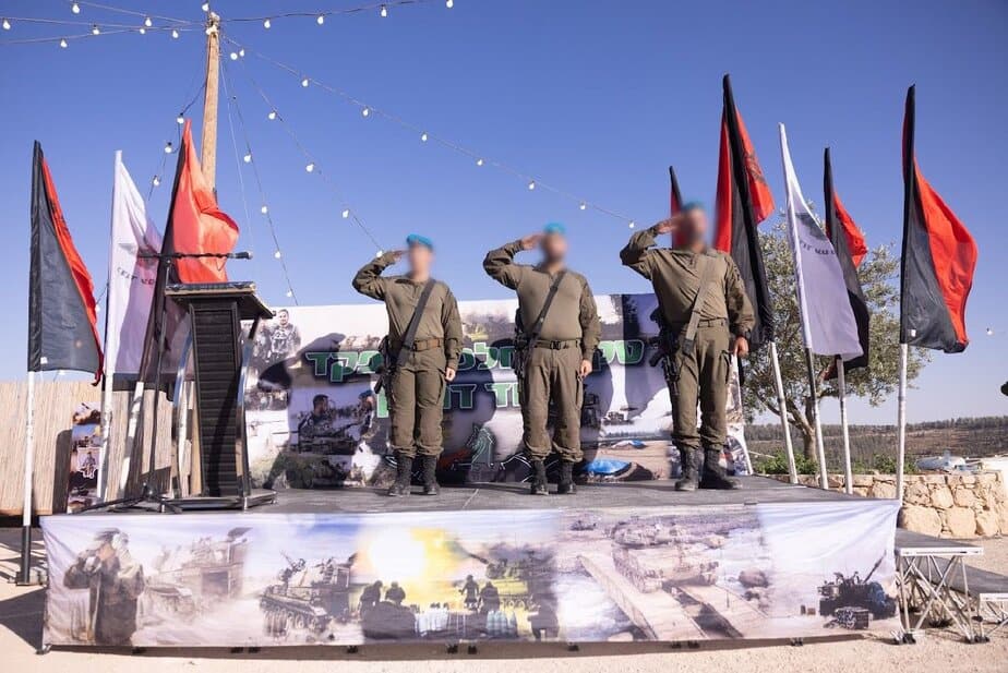 מג"דית קני ראשונה מקריית אונו בחיל התותחנים. תילום: דובר צה"ל