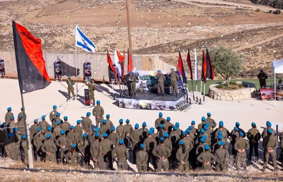 מג"דית קני ראשונה מקריית אונו בחיל התותחנים. תילום: דובר צה"ל