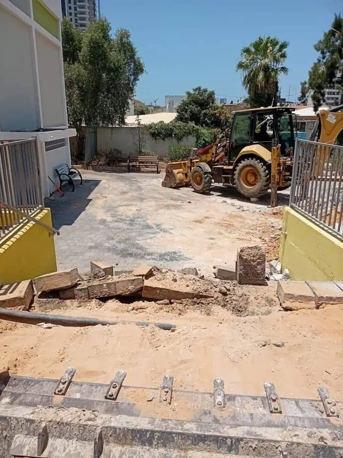 שיפוץ מוסדות החינוך בגבעת שמואל. צילום: דוברות העירייה
