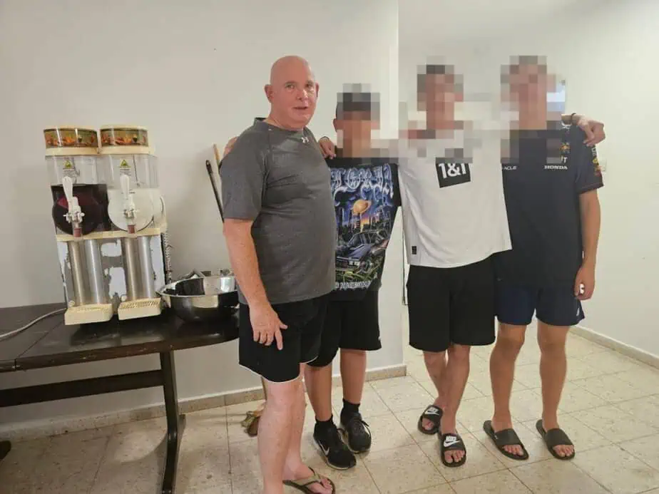 יובב גוניקמן הגיע לתמוך. צילום פרטי