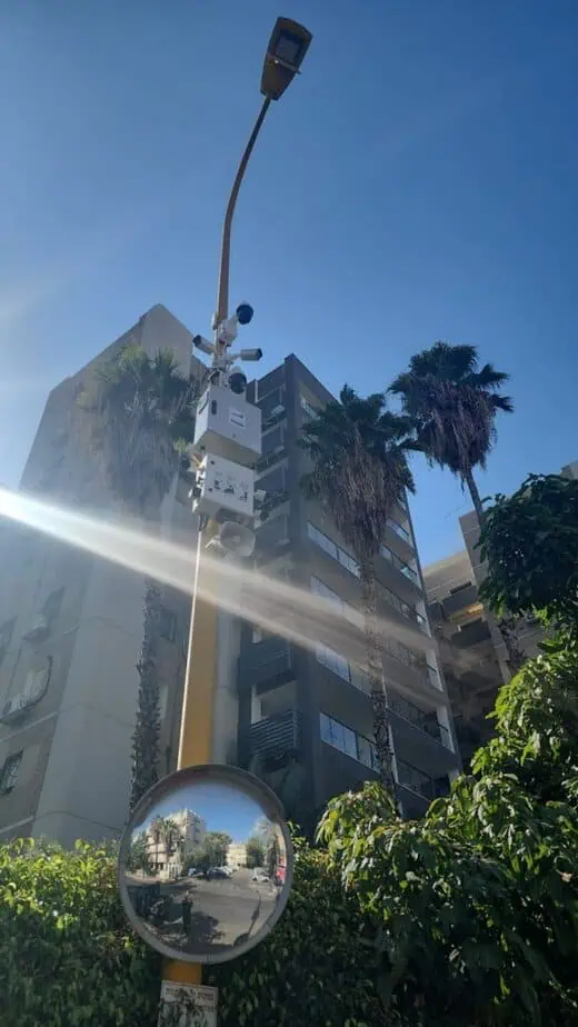 מצלמות אכיפה בגני תקווה. צילום: עיריית גני תקווה