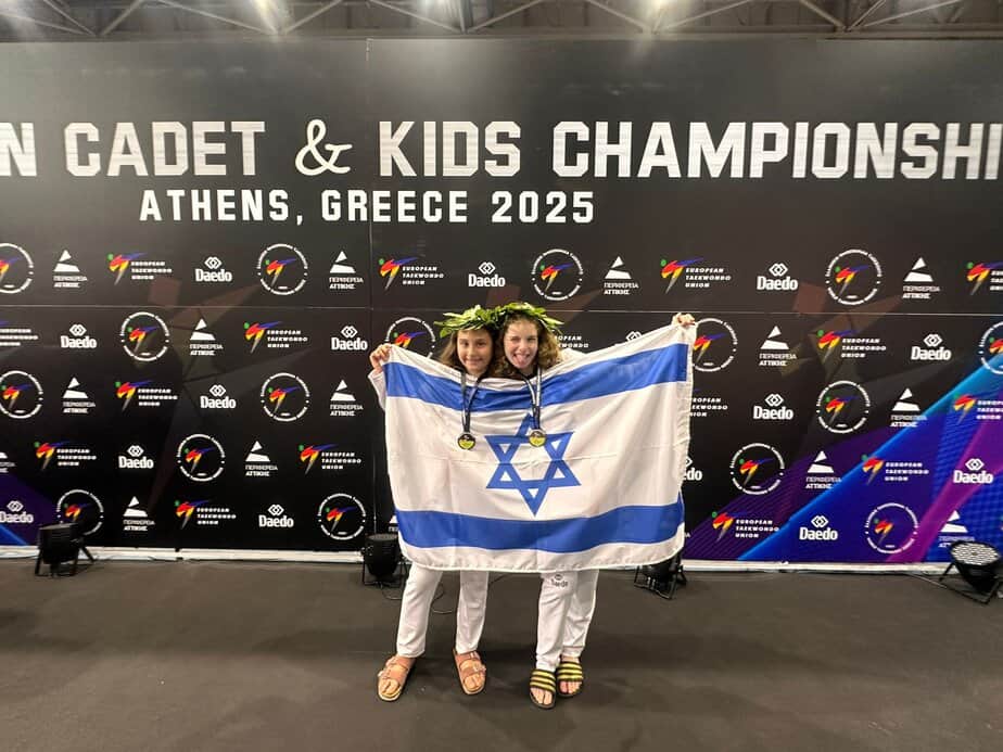 (מימין לשמאל): לוטם מלינובסקי ודניאלה יעקובוב. צילום: אולג מלינובסקי