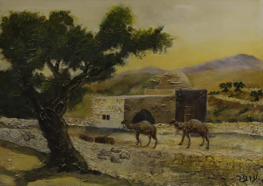 יצירותו של עופר גלעד. צילום: איתן אלחדז ברק