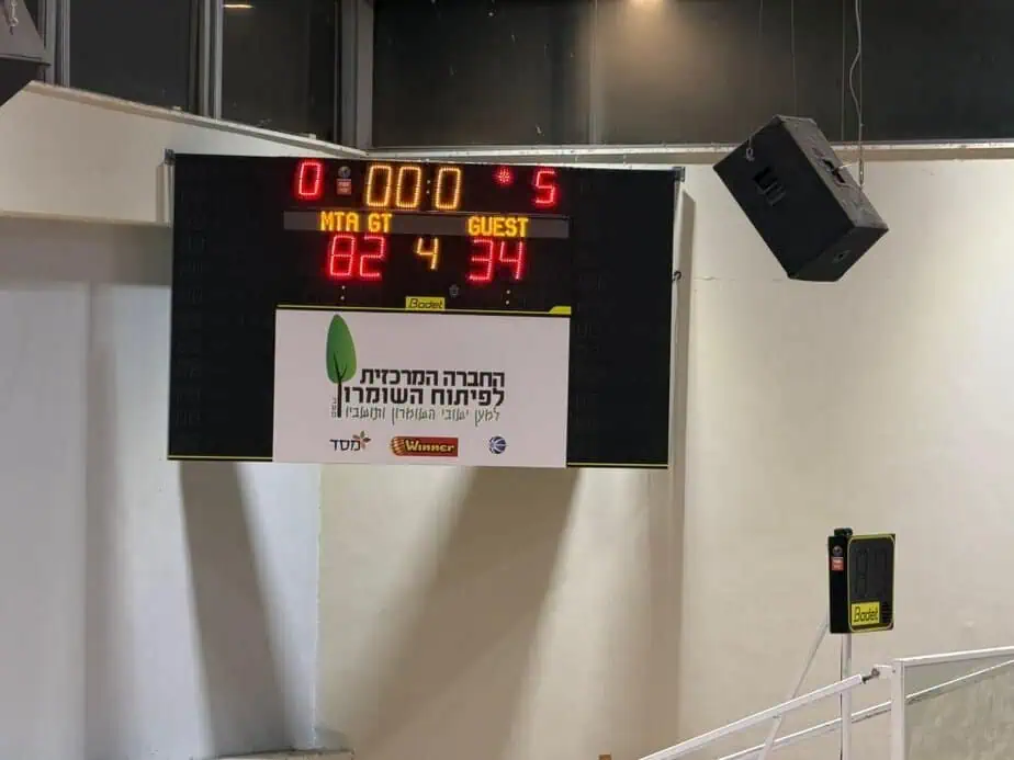 קבוצת נערים ב' לאומית מכבי ת"א גני תקווה העפילה לשלב שמינית הגמר בגביע המדינה. צילום: אונו ניוז