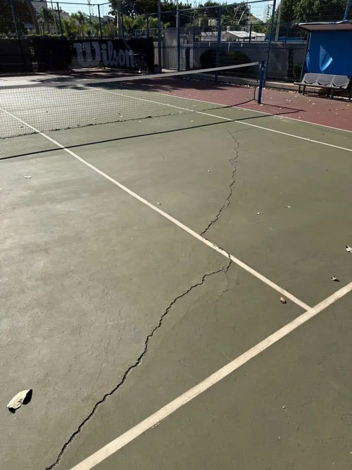 מגרש הטניס באור יהודה. צילום פרטי