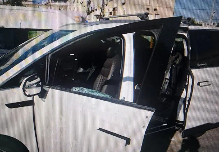 תמונה של הרכב; קרדיט צילום: דוברות המשטרה.