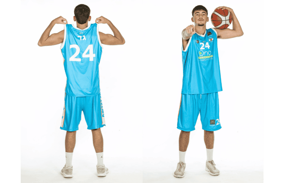 הלל גד, כדורסלן "דור העתיד" קריית אונו. צילום: באדיבות איגוד הכדורסל.