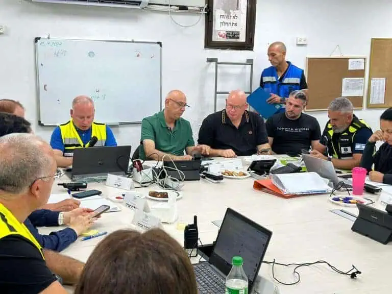 תרגיל פיקוד העורף ביהוד מונוסון. צילום ארכיון: דוברות עיריית יהוד מונוסון