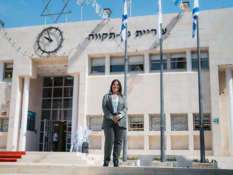 ליזי דלריצ'ה, ראש עיריית גני תקווה. צילום ארכיון: איתמר אריאלי